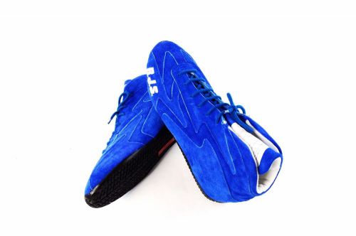 Rjs racing sfi 3.3/5 driving shoes blue mid top size 9 imsa scca ihra nhra