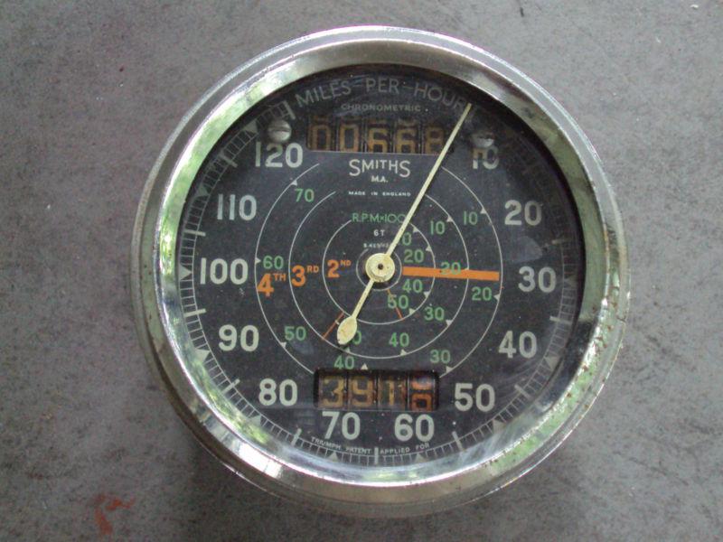 Triumph smiths 6t chronometeric thunderbird speedometer
