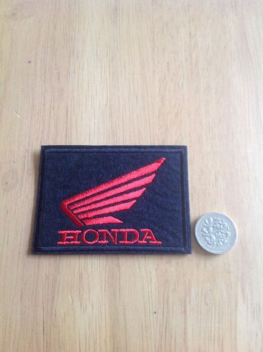 Honda red wing sew on / iron on racing biker patch, uk stock and seller