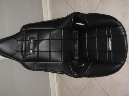 Summit racing seat cover black vinyl # sum-g1111 new  pro cover black 1100 serie