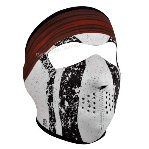 Zan headgear wnfm084, neoprene full mask, reverses to black, comanche facemask