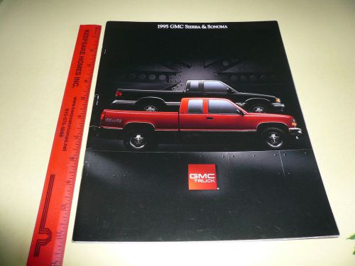 1995 gmc sierra &amp; sonoma sales brochure