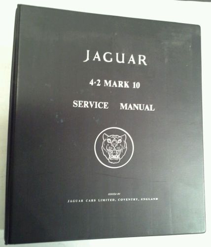 Jaguar 4.2 mark 10 service manual binder