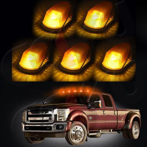 Cab roof 15442 marker amber len+base+t10 white bulb for 80-97 ford f-150/250/350