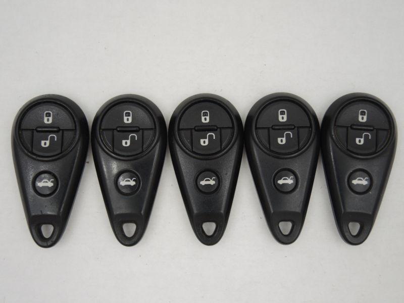 Subaru lot of 5 remotes keyless entry remote fcc id:nhvwb1u711 4 buttons