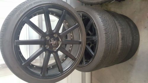 Set of 4 20&#034; ve232 versante rims and tires.
