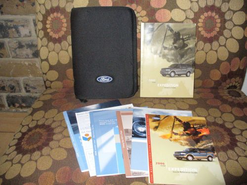 2006 06 ford expedition owners manual with case 87