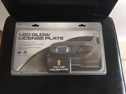 Pilot led glow around license plate lp-210w free shipping new