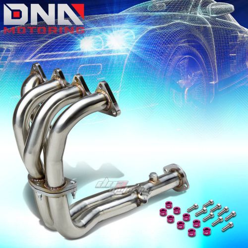J2 for 92-93 integra exhaust manifold racing header+purple washer cup bolts