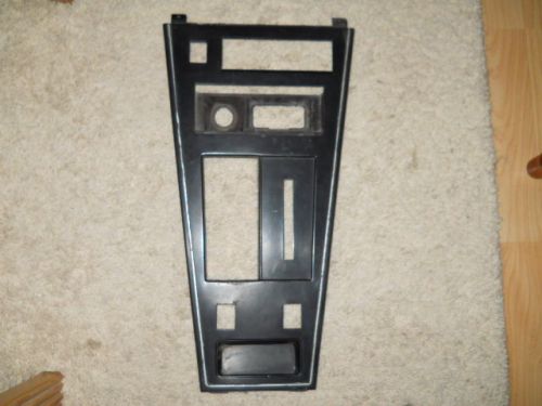 77 78 79 80 81 82 corvette oem center console shift plate at pw rw defroster