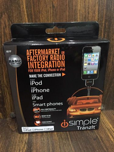 Isimple is77 universal radio integration for ipod, iphone, ipad, mp3 player new!