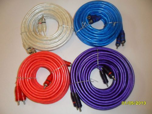 Brand new 5m rca 5m 16ft high quality thick gross shielded rca! variable color
