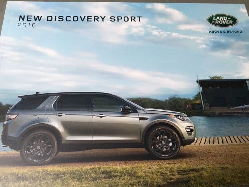 2016 land rover new discovery sport brochure catalog