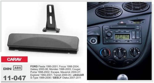 Carav 11-047 1-din car radio dash kit panel for ford; jaguar s-type 99-06