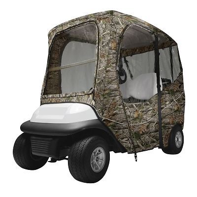 Classic accessories 40-066-016001-rt deluxe camo golf cart enclosure