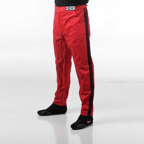 Racequip 112013 driving pant sfi-1 1-l pants  red medium