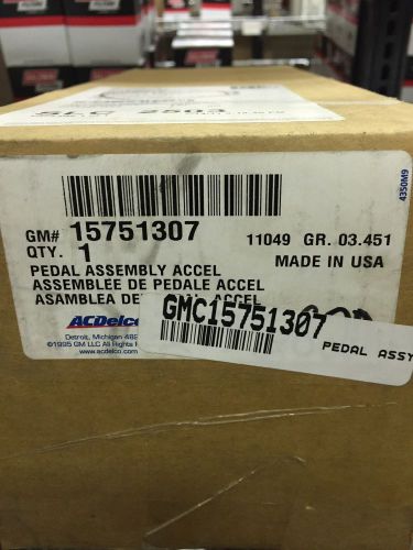 Acdelco gmc pedal assembly 15751307