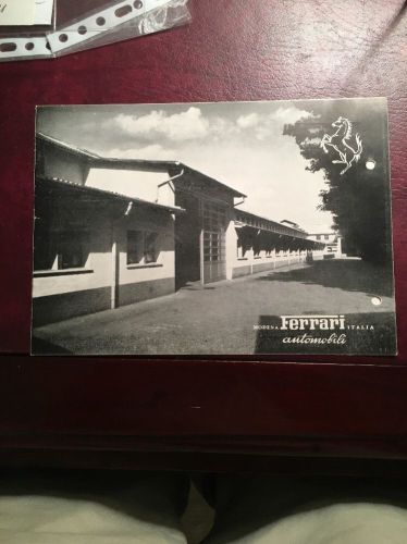 Ferrari brochure 166 inter coupe