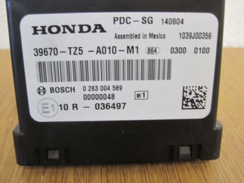 Honda parking sensor control module cpu oem 39670-tz5-a010-m1
