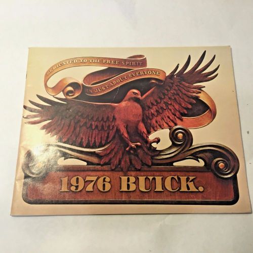 1976 original buick all models sales brochure skyhawk riviera electra lesabre