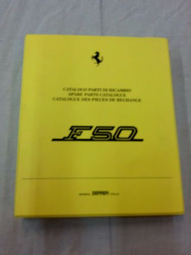 Ferrari f50 factory original parts catalog manual microfiche included perfect