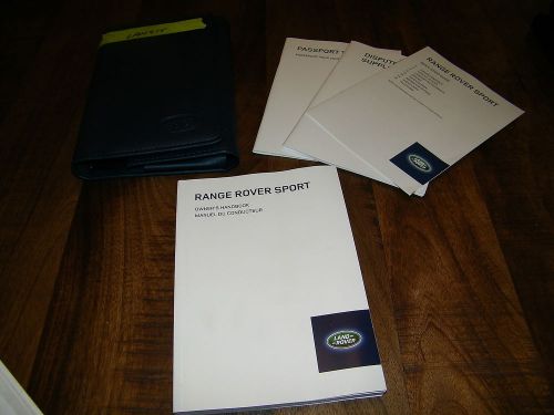 2014 land rover range rover sport owners manual with case lan215