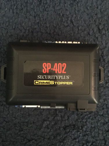 Crimestopper sp-402 remote start keyless entry car alarm brain