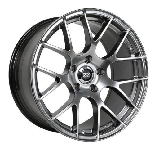 19x9.5 enkei raijin 5x114.3 +35 hyper silver rims fits honda accord 2008-2012