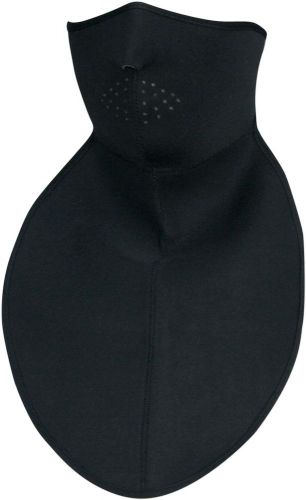 Zan half face neoprene mask with neck shield osfm black #wnfm114hn