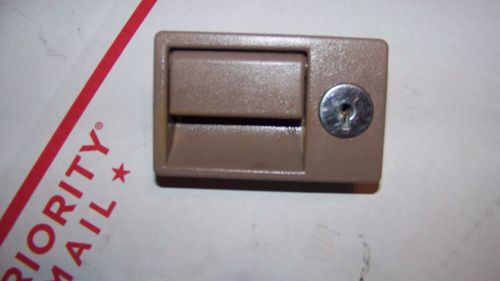 87-95 cadillac eldorado seville deville glove box latch handle tan