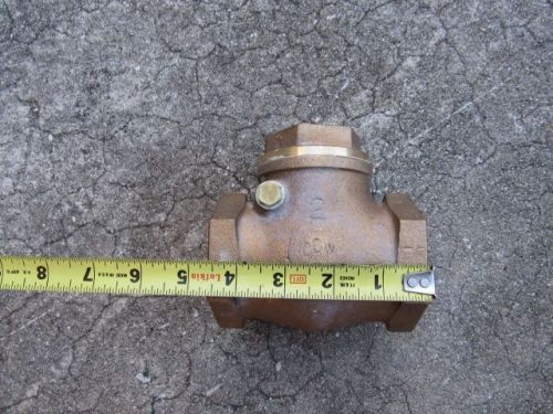 Cdw 125 no. 175-e cast brass 2 inch check valve