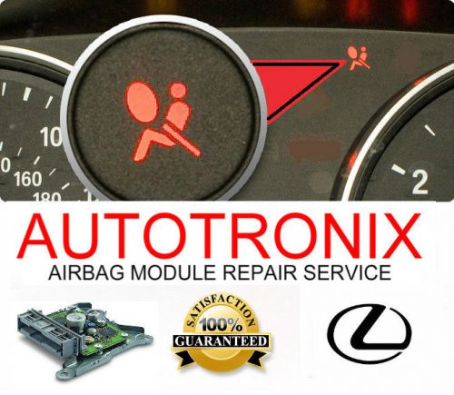 Lexus srs airbag computer control rcm acm sdm module reset service
