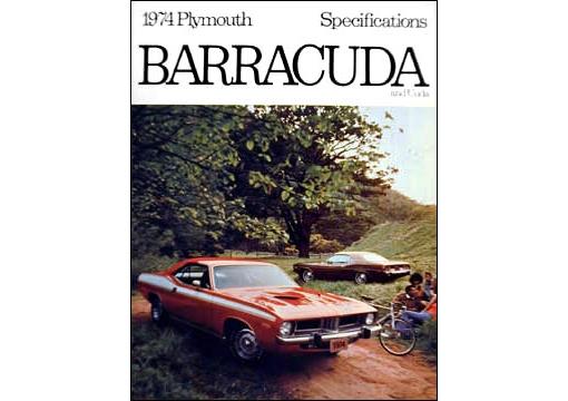 1974 plymouth barracuda, cuda, duster parts book mopar