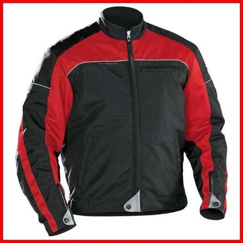Castle streetwear mens escape motorcycle jacket size large lg l  red new 