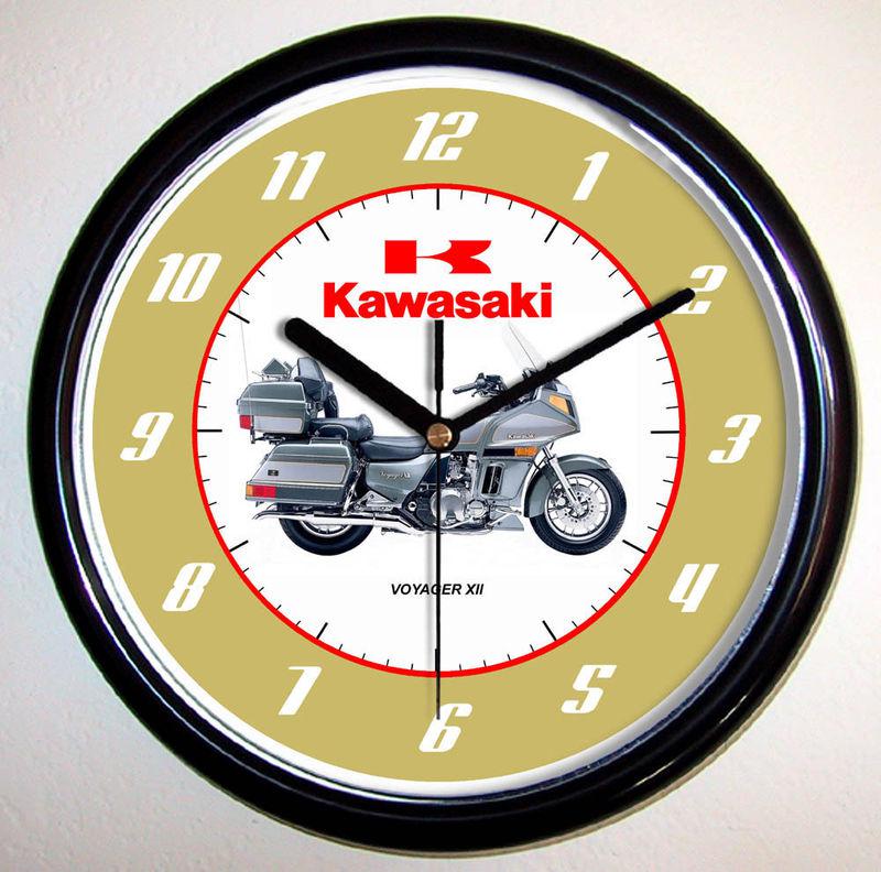 Kawasaki voyager xii 12 motorcycle wall clock 2003