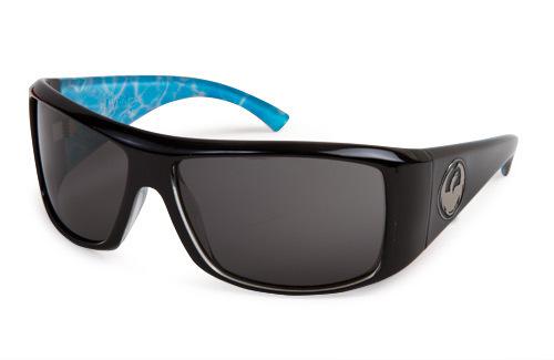 Dragon calaca sunglasses, palm springs pool frame/grey lens