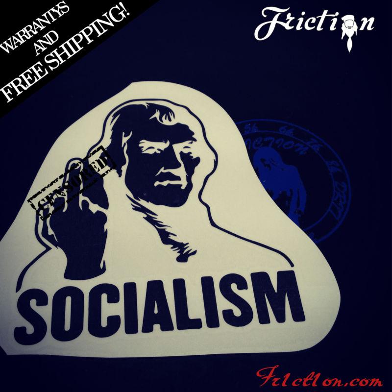 Socialism sticker decal vinyl jdm euro drift lowered illest fatlace funny real