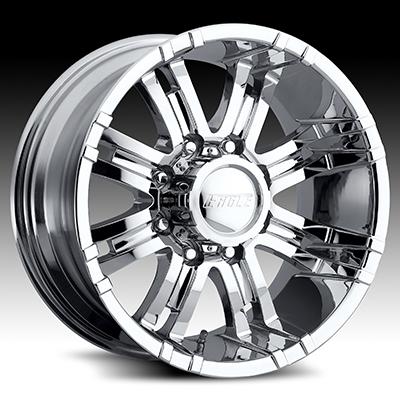 Eagle 197 17x9 17" wheels rims chrome chevy ford dodge