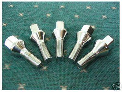 Lug bolts nuts conical bolt 12x1.50 bmw vw 33mm shank