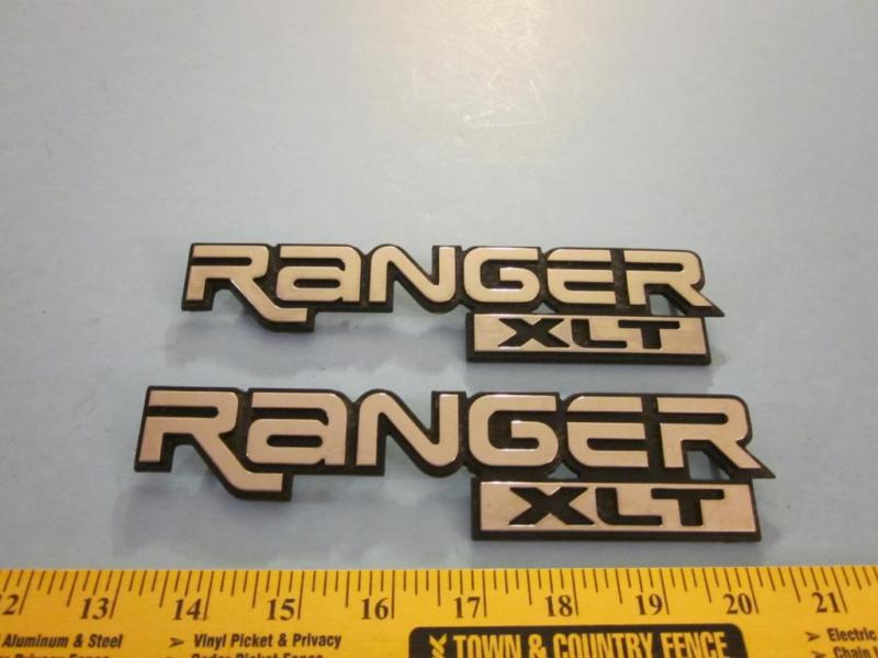 Ford ranger xlt pickup 4x4 factory chrome body emblems