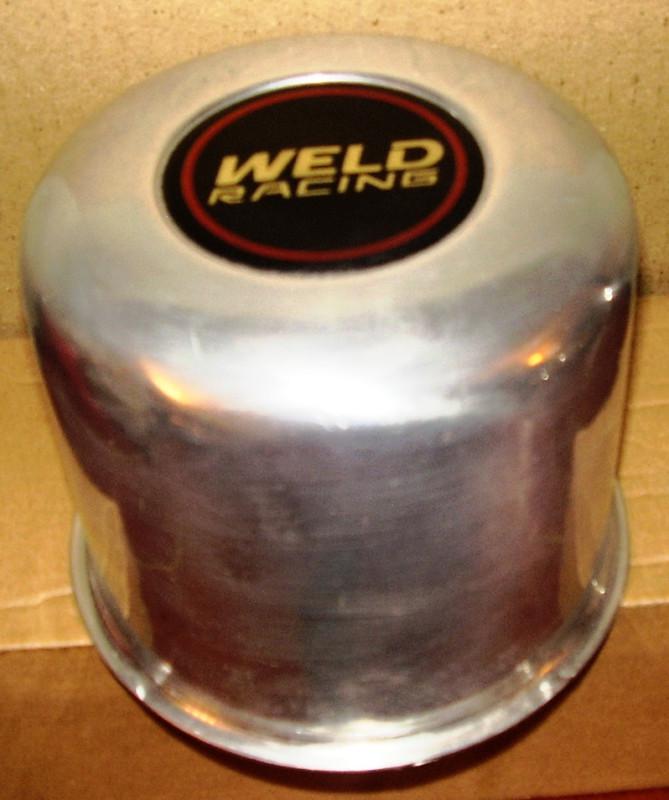 Weld wheels polished custom wheel center cap 8- lugger (1)