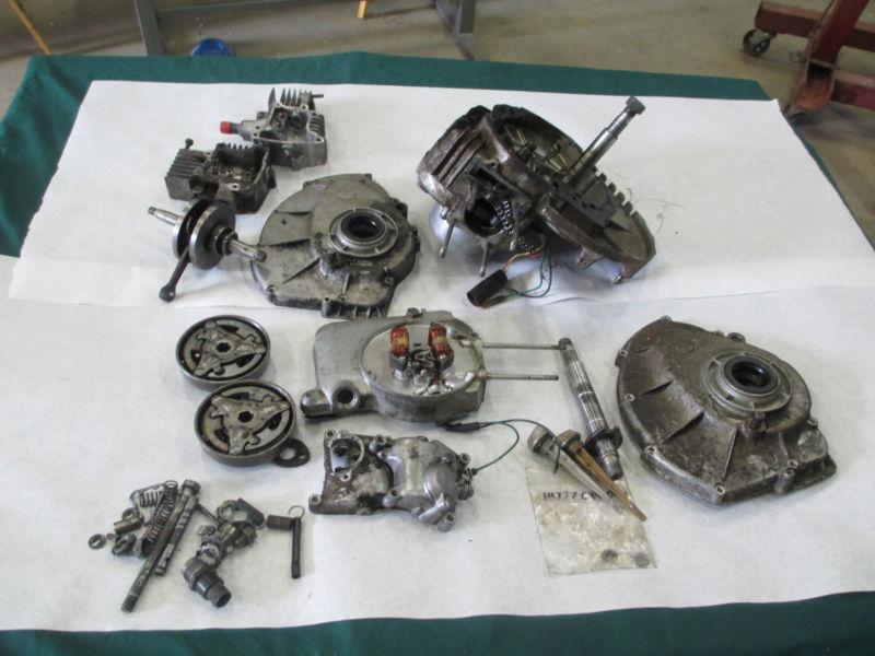Lot of used engine parts for honda p50