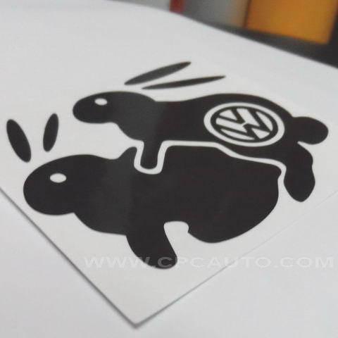 Car vinyl decals sticker  volkswagen vw rabbit injection #715