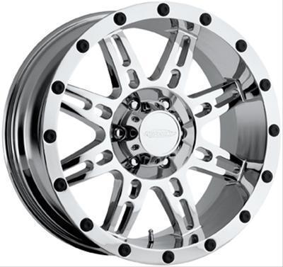 Pro comp xtreme alloys series 6031 hd chrome wheel 17"x9" 5x5.5" bc set of 4