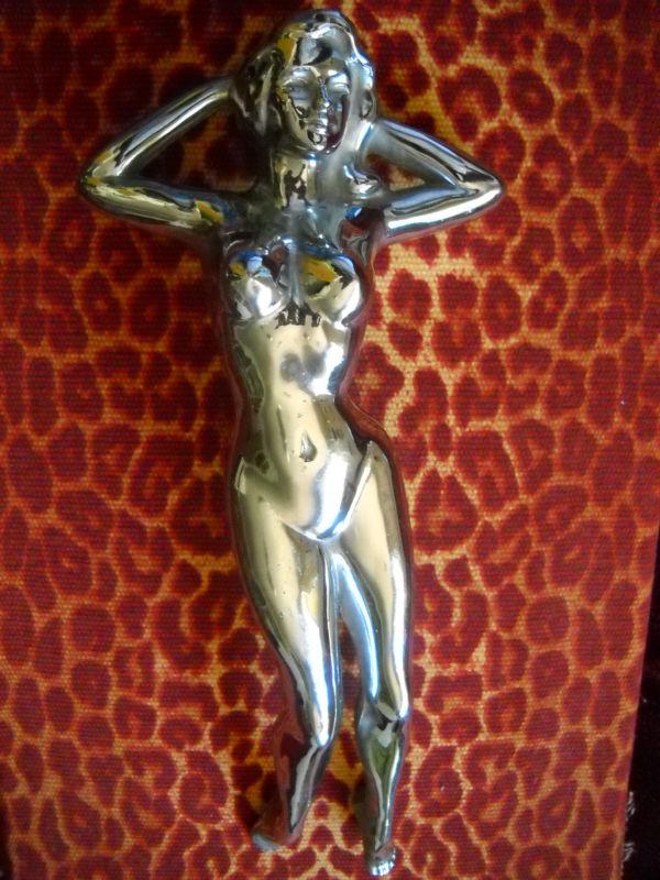 Marylin naked lady hubcap figure original for kustom lowrider bomb truck 
