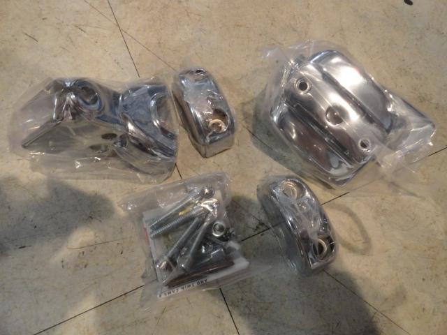 Harley 1996-2007 road king chrome brake and clutch control dress up kit