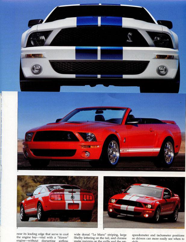 2007 ford mustang shelby gt500 color article