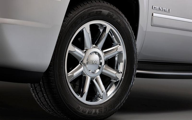 20" oem gm yukon denali chrome wheels rims + 275/55/20 tires tahoe sierra gmc
