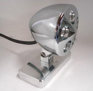 Joker machine halogen headlight assembly 5 point chrome for harley all years