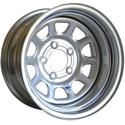 Circle racing wheels series 26 silver 15"x8" 5x4.75" bc set of 4 26580547300